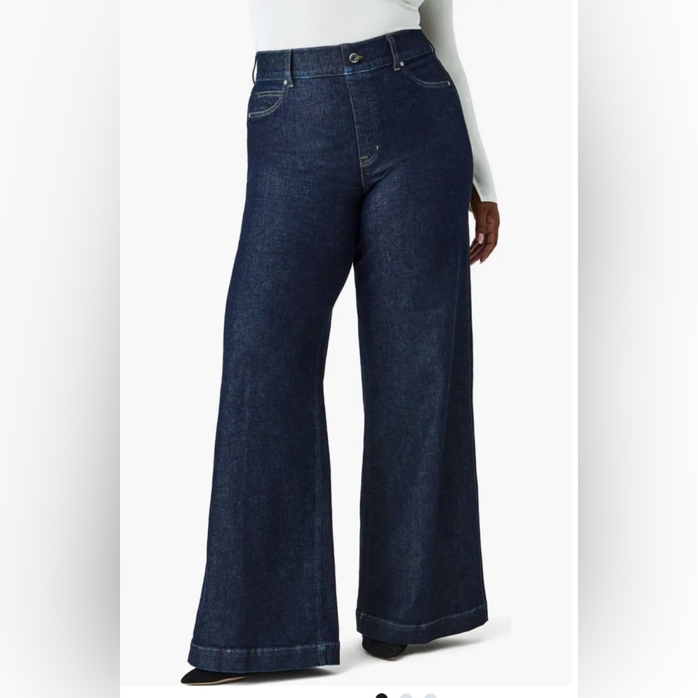 SPANX Straight Leg Jeans - Deep Indigo